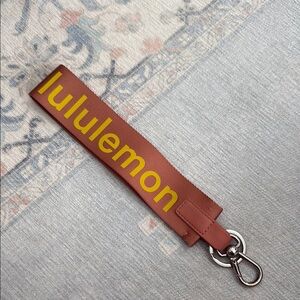 lululemon athletica Pink and Yellow Keychain